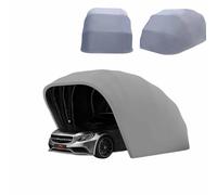 Tendalino pieghevole e retrattile per auto, tettoia per auto in acciaio inox con serratura a combinazione in metallo, garage portatile, per parcheggio auto e camion(Gray,5.9x2.7x2.45m)