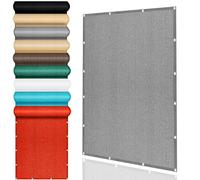 Tendalino rettangolare resistente alle intemperie con protezione UV al 98% for giardino, cortile, balcone, rete ombreggiante occhielli(Light Grey,30x950cm)