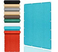 Tendalino rettangolare resistente alle intemperie con protezione UV al 98% for giardino, cortile, balcone, rete ombreggiante occhielli(Sky Blue,190x600cm)