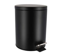 Tendance - Cestino rotondo in metallo da 5 l - nero