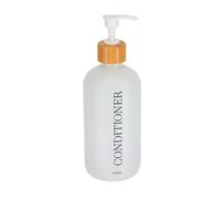 Tendance - Distributore di balsamo in vetro di bambù 500ml - bianco opaco