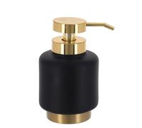 Tendance - Distributore di Sapone in poliresina Arusha Gold 450 ml - Nero