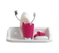 Tendance mensola Rettangolare con Ventose, Bianco