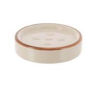 Tendance - Portasapone rotondo in gres - beige