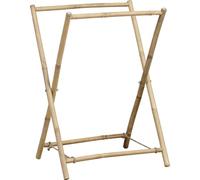 Tendance - Portasciugamani pieghevole a 2 barre in canna di bambù - bambù