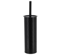 Tendance - Spazzola per WC in Metallo con Effetto martellato - Nero