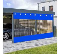Tende a pannello laterali in PVC trasparente impermeabile con occhielli, resistenti alle intemperie, per patio, veranda, pergola, gazebo, giardino, 1,6 m x 1,8 m, pannelli per la privacy all'aperto