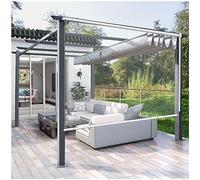 Tende a rullo impermeabili per esterni, trasparenti e trasparenti, per pergola e gazebo, 0,5 mm, in PVC, avvolgibili, 130 x 150 cm (larghezza x altezza)