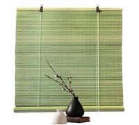 Tende a Rullo in Bambù 35 x 155 cm con Sollevatori Anti-Uv Privacy Arella in Canna di Bambù per Interni Esterni Personalizzate, D