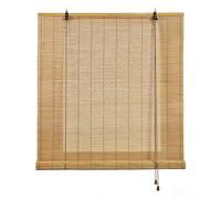 Tende a Rullo in Bambù da esterno e interni Tenda di Bamboo Naturale Tapparella di Bambù Avvolgibile per Porte e Finestre Cortina Romane di ventilazione Protezione solare STORESDECO Naturale 120x175cm