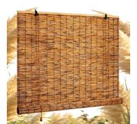 Tende A Rullo In Bambù Da Esterno, Tapparella Bamboo Impermeabili Privacy 50 60 70 80 90 100 140 150 160 Cm Tapparelle A Rullo Romane Con Sollevatore Personalizzabile(W45xH118IN(115x300CM))