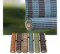 Tende a rullo in bambù naturale, dimensioni personalizzate, per interni ed esterni, tende per la privacy, per finestre, porte, terrazze, giardini e balconi, protezione solare ecologica