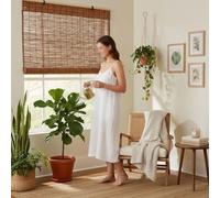 Tende a Rullo in Bambù Naturale,Tendine in Bambù,Tende a Rullo Romane Per Finestra/porta/patio,Installazione a Soffitto o Parete,Trasmissivo Della Luce