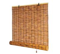 Tende A Rullo Per Esterno Naturale Tenda A Lamella Tenda Di Bambù 60x240 120x200 130x175 150x200cm Tapparelle A Rullo Romane Per Finestre Porte E Balconi Anti-UV Tapparella Avvolgibile Bamboo