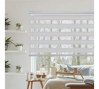 Tende a rullo per interni Giorno e Notte Premium cassonetto e catenella in alluminio, di alta qualità, Tenda a rullo per interni Doppio strato per finestra Storesdeco 60 x 250 cm Grigio chiaro