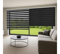 Tende a rullo per interni Giorno Notte avvolgibile Doppio strato Tessuto elegante per porta e finestra. Offrono un'adattabilità alla luminosità STORESDECO Grigio 80x180 cm (Larghezza x Altezza)