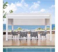 Tende a rullo trasparenti impermeabili, tende divisorie esterne in plastica PVC, tende a rullo for pergolati esterni(90x350cm/35.4x137.7in)