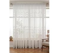 Tende Arredo Tessile - Tende per Interni Tende Moderne con Fascia Predisposta per Bastoni Ø Fino a 5cm, Tenda Camera da Letto Moderna, Soggiorno, Cucina (1 Pannello 200x270cm, Canada)