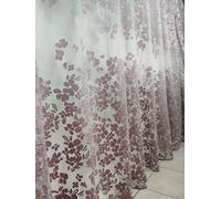 Tende Arredo Tessile - Tessuto per Tenda su misura a metraggio per interni - con o senza Rifinitura Personalizzata - alta 3 metri - Entra - Scegli la tua fantasia - modello floridiana (Rosa)