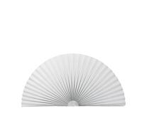 Tende Autoadesive Tende autoadesive plissettate in tessuto non tessuto Tende da balcone for bagno Mezze tende oscuranti for finestre for camera da letto Soggiorno Balcone(White-Half shade,Radius 45CM)