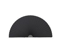 Tende Autoadesive Tende autoadesive plissettate in tessuto non tessuto Tende da balcone for bagno Mezze tende oscuranti for finestre for camera da letto Soggiorno Balcone(Black-Half shade,Radius 59CM)