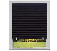 Tende Autoadesive Tende plissettate autoadesive da 1 pezzo Tende da bagno for balconi Mezze tende oscuranti for finestre for camera da letto Soggiorno Balcone(1,M-60x180CM)