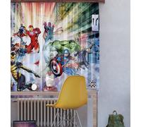 Tende Avengers Per Bambini Camera Da Letto 180x160cm Coppia Marvel Fumetti Eroi