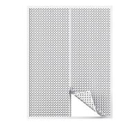 Tende calde antivento, pellicola protettiva finestre dal freddo, tenda protettiva dal calore invernale, for l'inverno, ufficio domestico, protezione dal freddo, protezione dei dati(Silver,120*120cm)