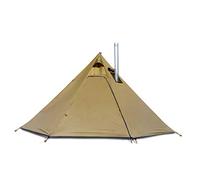Tende calde Tipi leggere per 4 persone, 2,3 kg, con cric per stufa, spazio in piedi da 2,3 cm, tenda teepee per caccia, squadre familiari, campeggio, escursionismo (verde oliva)