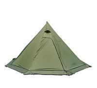 Tende calde Tipi leggere per 4 persone da 2,3 kg con cric per stufa, 7'3 "Stanza in piedi, tenda teepee per caccia, squadra familiare, zaino in spalla, campeggio, escursionismo