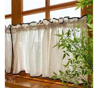 Tende corte, oscuranti e semi-velate, per cucina e armadio, mantovane piccole