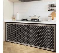 Tende Cucina Porta Finestra, Flanella Tenda Scaffale, Tende Oscuranti Antipolvere Armadio, Tendina Sottolavello Bagno per Scarpiera, Armadietti, Libreria, con Binari Scorrimento Autoadesivi(G,120x70cm