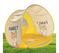 Tende da campeggio - Tenda da campeggio pieghevole portatile con finestra a forma di cartone animato da 59 * 59 * 4 cm, tenda da spiaggia all'aperto, tende pop-up leggere, tendas parasole facile da in