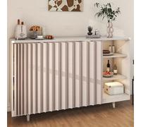 Tende da doccia e cucina multifunzionali, 80 x 90 cm, impermeabili e antipolvere, tende corte per armadio con guide scorrevoli per una facile installazione