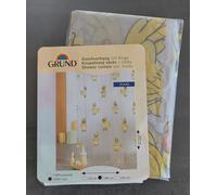 Tende Da Doccia In Vinile Giallo 180x200cm Con Anelli Inclusi.