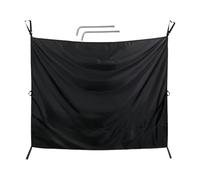 Tende da doccia per porta posteriore per camper - Tende divisorie per privacy da 70,87 x 90,55 x 0,39 pollici | Parasole regolabile con blocco della luce con ganci, per campeggio, camper, donne