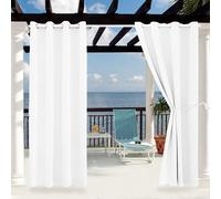 Tende da esterno e interno L52 x P108 per patio - Pannelli per finestre resistenti alle intemperie, protezione della privacy, tenda con occhielli