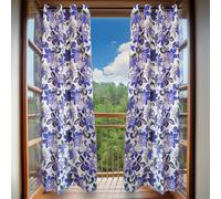 tende da interno arredamento tessuto coprente con anelli 2 pezzi 140x275 cm