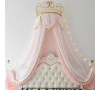 Tende da letto a baldacchino a corona, decorazione antica da parete per camera da letto, zanzariera in pizzo, decorazione per letti o finestre, perfette per angolo lettura