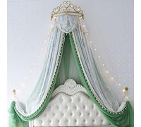 Tende da letto a baldacchino a corona, decorazione antica da parete per camera da letto, zanzariera in pizzo, decorazione per letti o finestre, perfette per angolo lettura