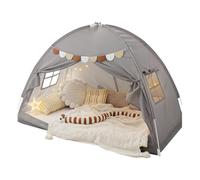 Tende da letto for bambini Baldacchino da sogno for bambini Oscurante for la privacy Tenda da gioco for dormire for grotta con letto a castello(grigio)
