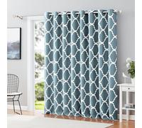 Tende da patio marocchine Melodieux per finestre extra larghe, divisorie, oscuranti, con occhielli, per porte scorrevoli in vetro, 1 pannello (10