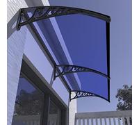 Tende da sole da esterno in policarbonato resistenti alle intemperie per porte e soluzioni versatili per ingressi e terrazze per tutte le stagioni