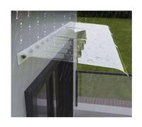 Tende Da Sole Invisibile, Larghezza 40 50 100 200 300 cm Esterno Pannello Impermeabile, Pila Di Ricarica Condizionatore D'aria Riparo Dalla Pioggia E Dal Sole Tettoia Per Porta(Chiaro,40x290cm)
