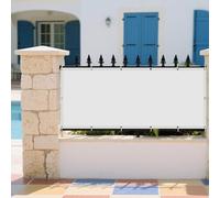 Tende da Sole per Esterno 180 x 680 cm Protezione Raggi UV 98% Vele Ombreggianti Impermeabile Vela Ombreggiante Protezione Raggi UV per Giardino, Terrazzo e Piscina, Bianco