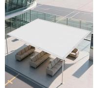 Tende da Sole per Esterno 2.5 x 9 m Anti UV 98% Parasole Rete Ombreggiante con Occhielli con Occhielli Tenda a Vela per Esterno, Giardino, Terrazzo e Campeggio, Bianco