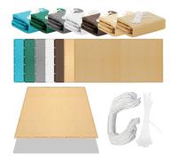 Tende da Sole per Esterno 456 x 474 cm Anti UV 98% Parasole Rettangolare Traspirante con Occhielli Fascette Installazione Facile Perfette per Giardino Terrazza e Balcone, Color Crema