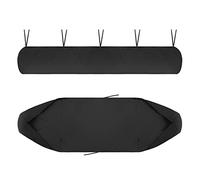 Tende da Sole per Giardini, Coperture Tettoia Tessuto 420D Oxford Protettiva Antipolvere Impermeabile, per Avvolgibile A Scomparsa, Patio Veranda Esterno Invernale (Noir, 5M)