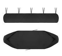 Tende da Sole per Giardini, Coperture Tettoia Tessuto 420D Oxford Protettiva Antipolvere Impermeabile, per Avvolgibile A Scomparsa, Patio Veranda Esterno Invernale (Noir, 3.5M)