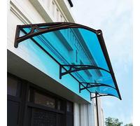 Tende da sole per porte, copertura in lega di alluminio e policarbonato, protezione UV da pioggia e neve, scarico su entrambi i lati, tenda da sole per portefinestre, casa, veranda, patio, f